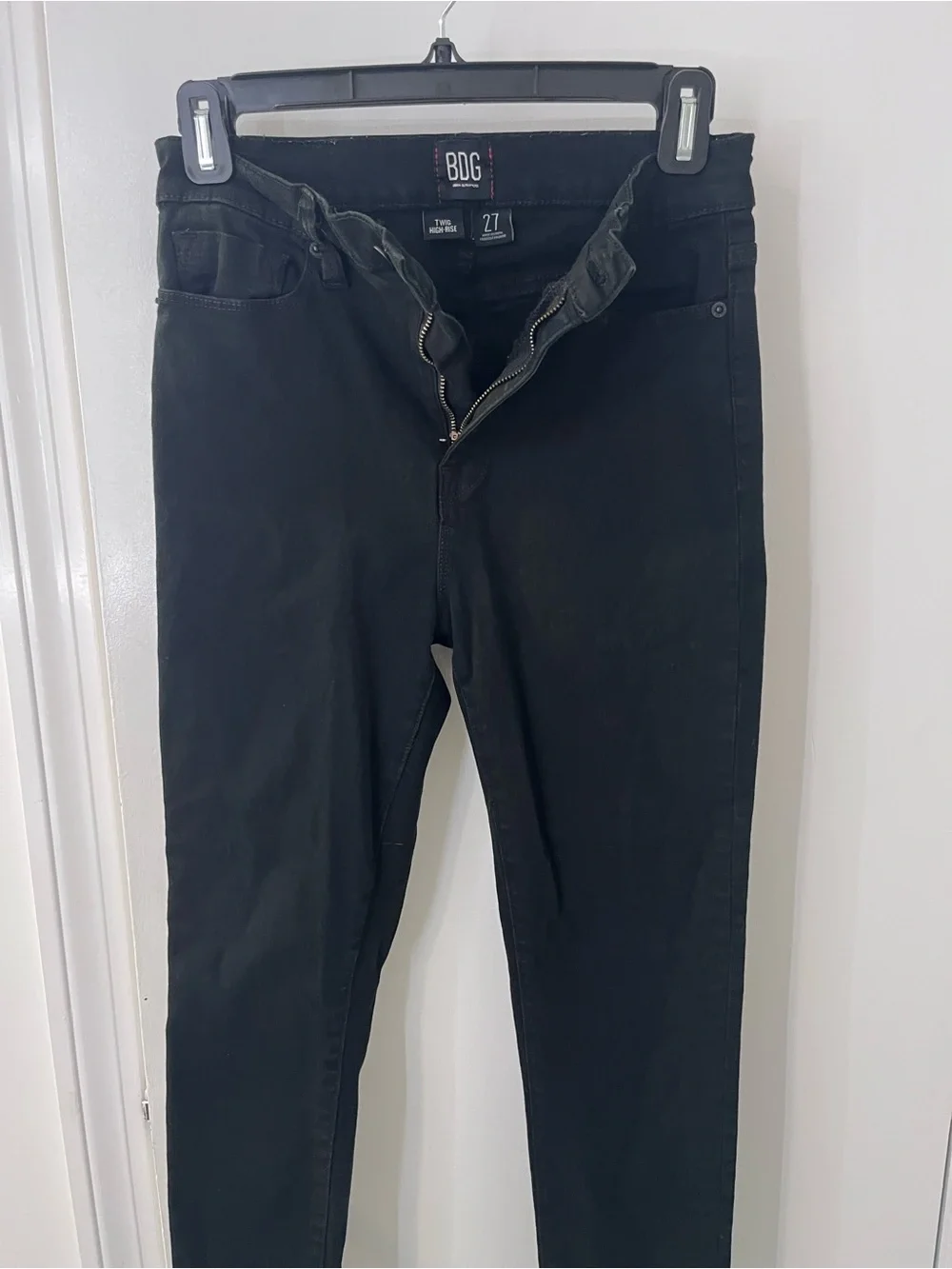 BDG Black High-Rise Skinny Jeans